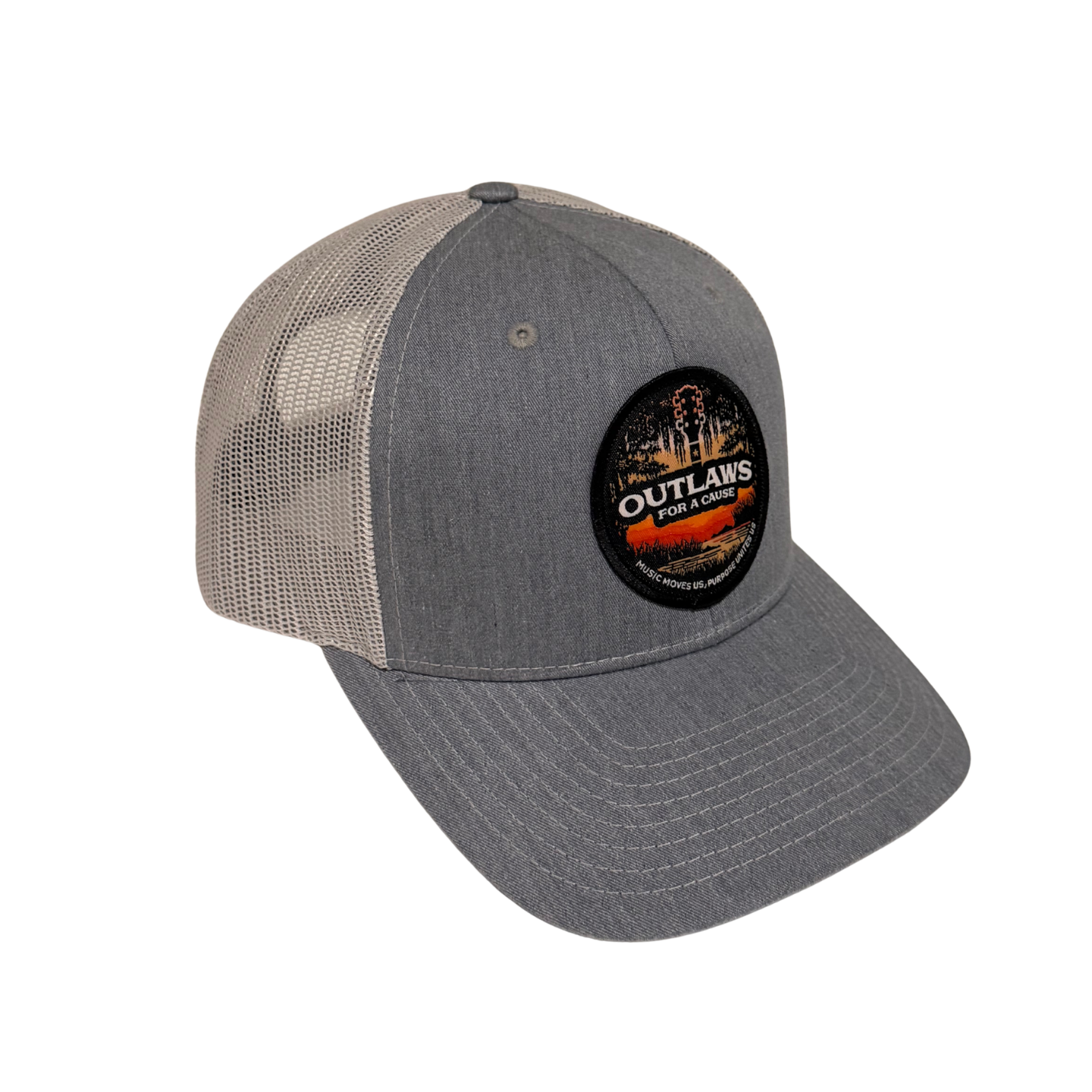 Outlaws For A Cause Cap (Heather Grey)