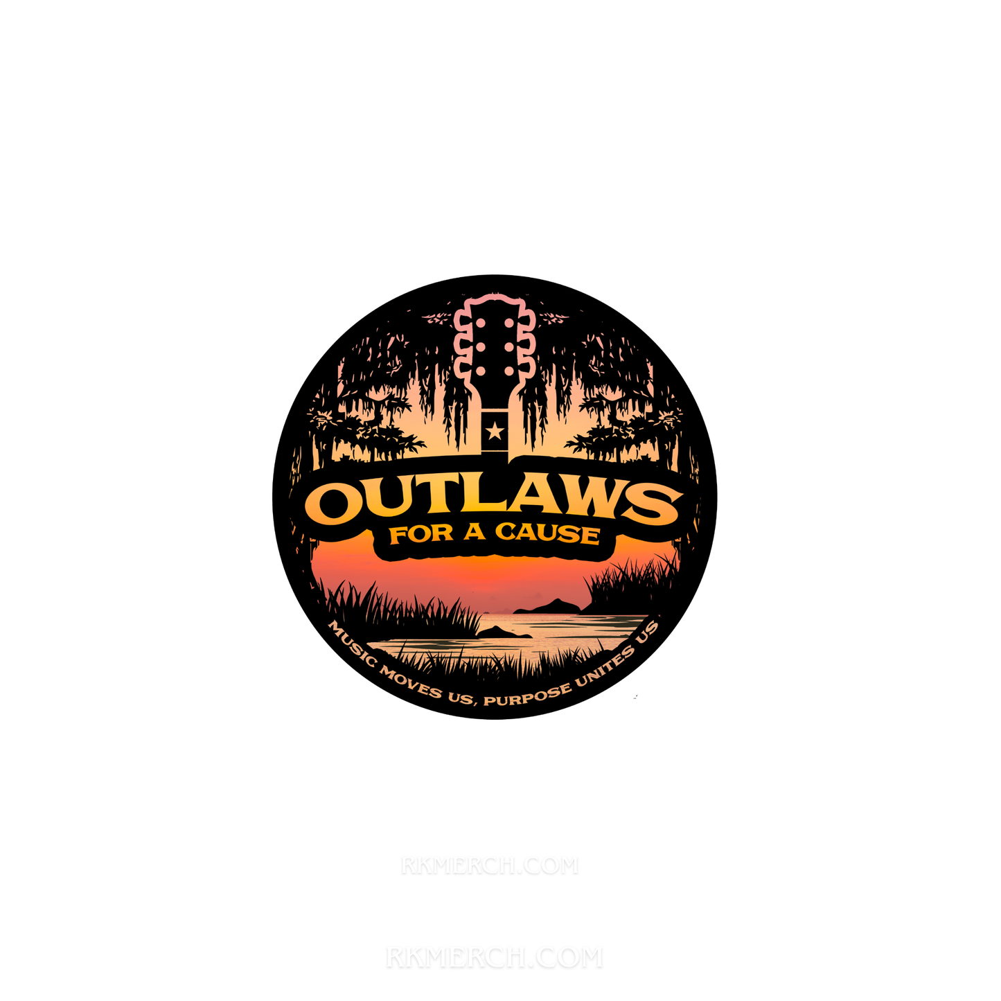 Outlaws For A Cause Sticker
