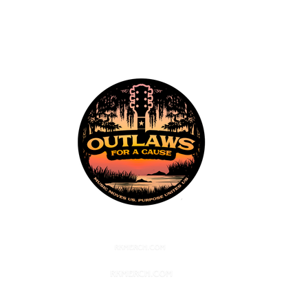 Outlaws For A Cause Sticker