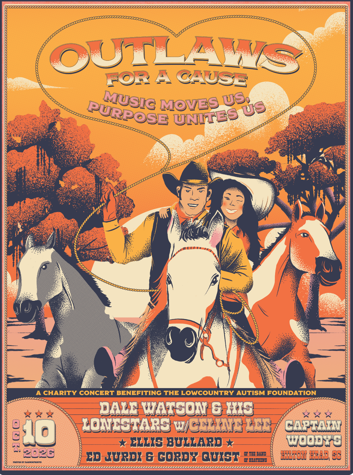 Outlaw For A Cause Cowboy Poster (2026)